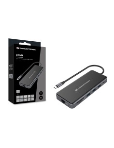 Conceptronic DONN15G base para portátil y replicador de puertos Alámbrico USB 3.2 Gen 1 (3.1 Gen 1) Type-C Gris 2