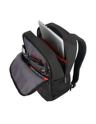Lenovo B515 39,6 cm (15.6") Mochila Negro, Rojo