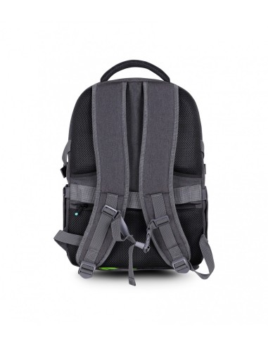 Urban Factory HTE15UF mochila Mochila de viaje Negro, Gris Poliéster, Tereftalato de polietileno (PET)