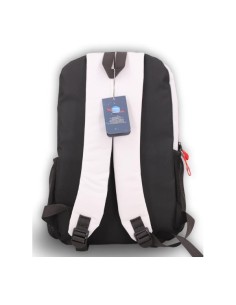 NASA BAG05-W mochila City backpack Negro, Blanco Oxford 2