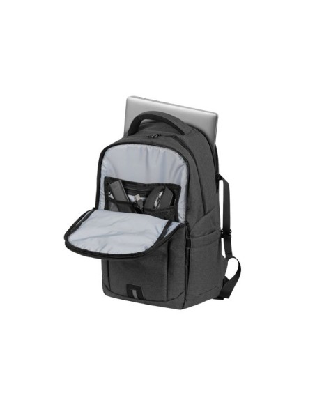 NATEC NTO-2226 mochila City backpack Negro, Gris Poliéster