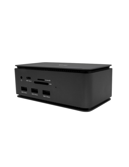 i-tec Metal USB4 Docking station Dual 4K HDMI DP with Power Delivery 80 W + Universal Charger 100 W
