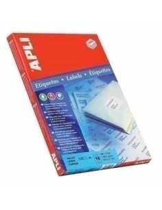 APLI Labels 48.5 x 16.9mm etiqueta autoadhesiva Blanco 6800 pieza(s)