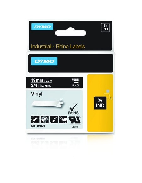 DYMO Etiquetas de Vinilo IND
