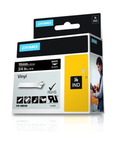 DYMO Etiquetas de Vinilo IND