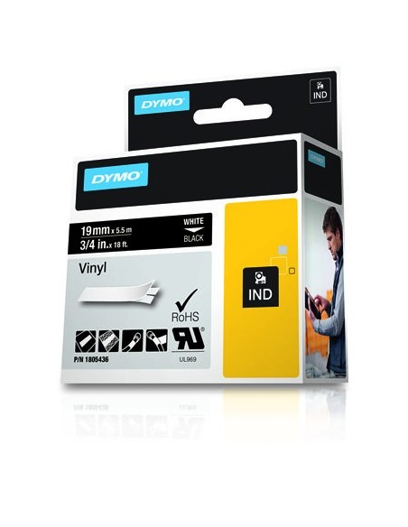 DYMO Etiquetas de Vinilo IND