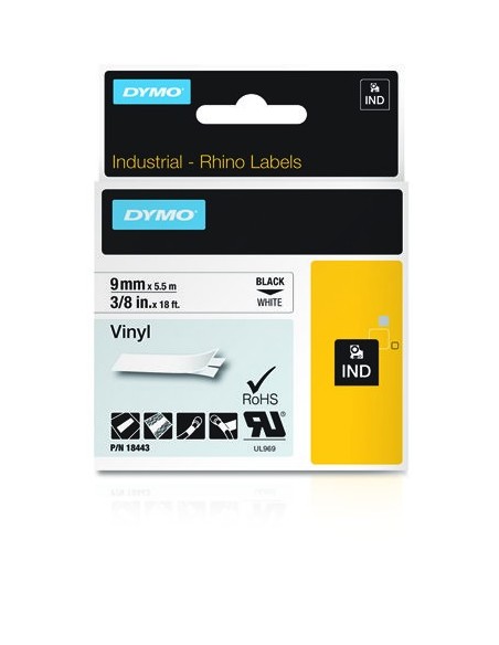 DYMO Etiquetas de Vinilo IND