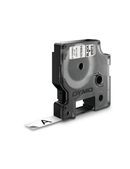 DYMO D1 - Etiquetas Durable - Negro sobre blanco - 12mm x 5.5m
