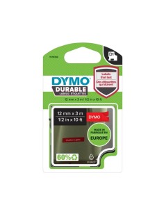 DYMO D1 - Etiquetas Durable - Blanco sobre rojo - 12mm x 7m 2