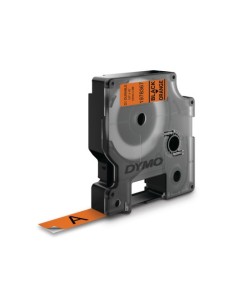 DYMO D1 - Etiquetas Durable - negro sobre naranja - 12mm x 3m