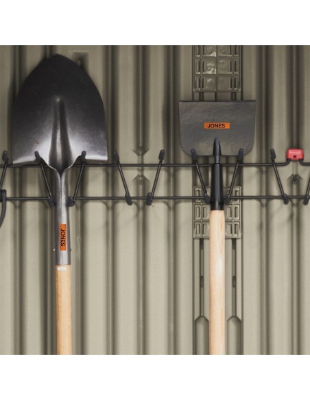 DYMO D1 - Etiquetas Durable - negro sobre naranja - 12mm x 3m