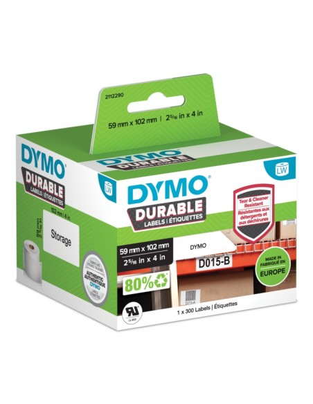 DYMO Durable Blanco Etiqueta para impresora autoadhesiva
