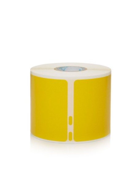 DYMO 2133400 etiqueta autoadhesiva Rectángulo redondeado Desmontable Amarillo 220 pieza(s)