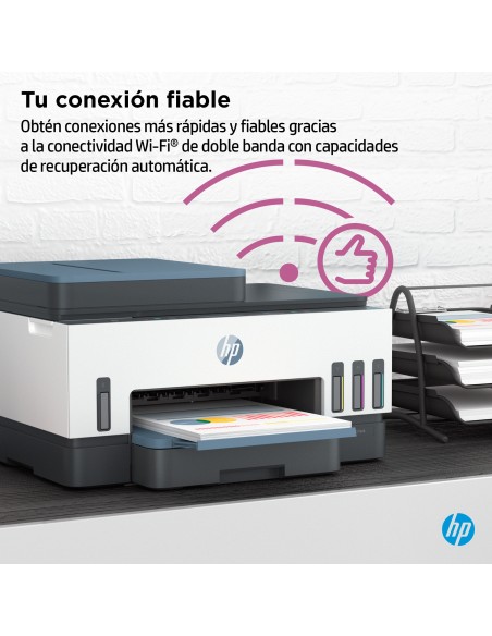 HP Smart Tank 7306 Inalámbrico All-in-One Color Impresora, Impresión a doble cara Copiadora y escáner