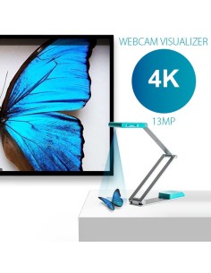 I.R.I.S. IRIScan Visualizer 7 + Readiris Dyslexic 2.0 Escáner de captura aérea 4160 x 3120 DPI A3 Azul ártico, Plata 2