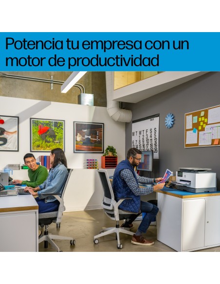 HP OfficeJet Pro 9130b Inalámbrico All-in-One Color Impresora, Impresión a doble cara Copiadora y escáner