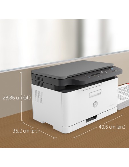 HP Laser 178nw Inalámbrico Multifunction Color Impresora, Fotocopiadora, escáner Dúplex