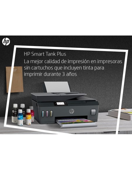 HP Smart Tank Plus 570 Inalámbrico All-in-One Color Impresora, Fotocopiadora, escáner