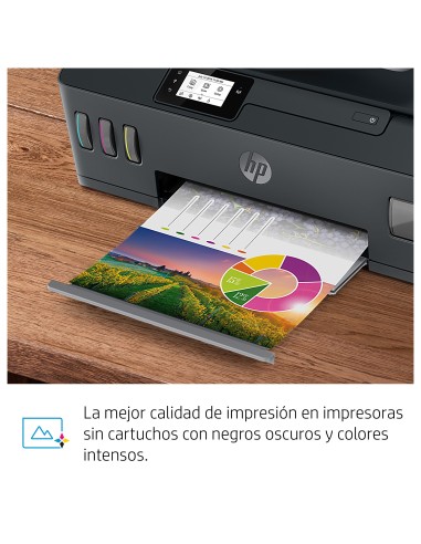 HP Smart Tank Plus 570 Inalámbrico All-in-One Color Impresora, Fotocopiadora, escáner
