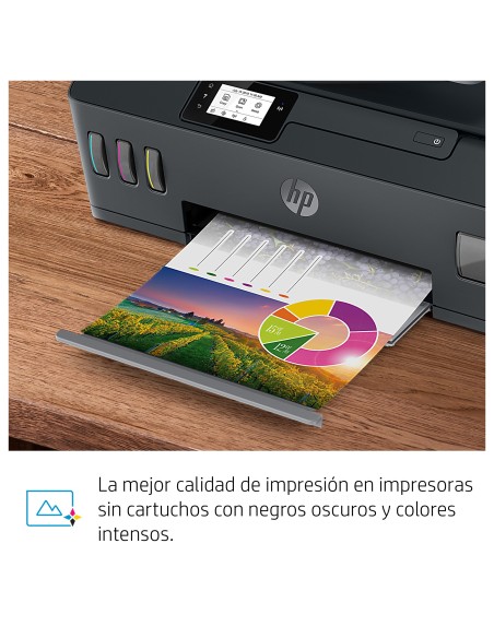 HP Smart Tank Plus 570 Inalámbrico All-in-One Color Impresora, Fotocopiadora, escáner