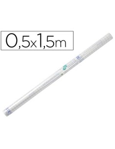 Liderpapel AD04 vinilo adhesivo Desmontable Transparente