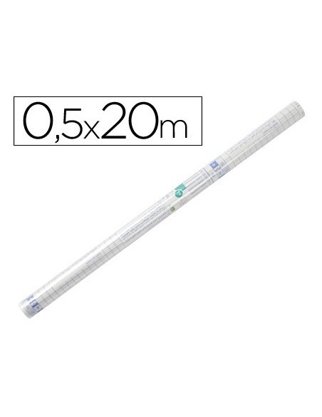 Liderpapel AD05 vinilo adhesivo Desmontable Transparente