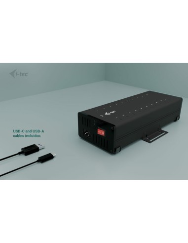 i-tec USB-C USB-A Metal Charging + data HUB, 15W per port, 20x USB-C