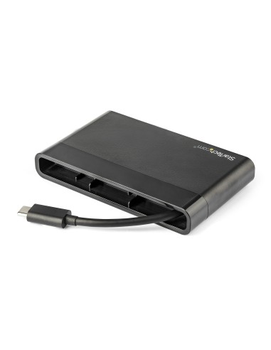 StarTech.com Adaptador Multipuertos USB-C 4K con HDMI, VGA, Ethernet Gigabit y USB 3.0 - Mini Docking Station USB Tipo C de