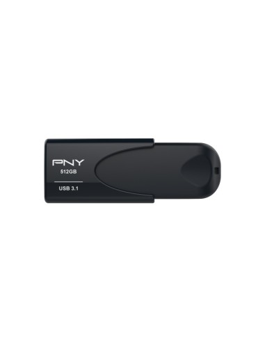 PNY Attache 4 unidad flash USB 512 GB USB tipo A 3.2 Gen 1 (3.1 Gen 1) Negro
