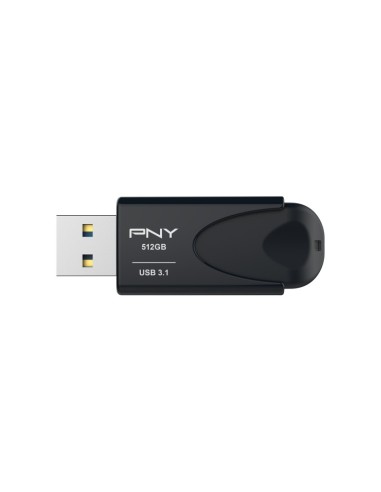 PNY Attache 4 unidad flash USB 512 GB USB tipo A 3.2 Gen 1 (3.1 Gen 1) Negro
