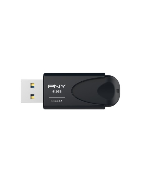 PNY Attache 4 unidad flash USB 512 GB USB tipo A 3.2 Gen 1 (3.1 Gen 1) Negro