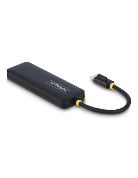 StarTech.com Hub USB-C de 4 Puertos - Ladrón USB Tipo C a 4 Puertos USB-A - Alimentado por el Bus - USB 3.0 de 5Gbps - Hub