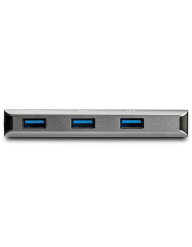 StarTech.com Hub Ladrón USB-C de 3 Puertos 10Gbps y Lector de Tarjetas de Memoria Flash SD - con 3 Puertos USB-A y 1 Ranura SD