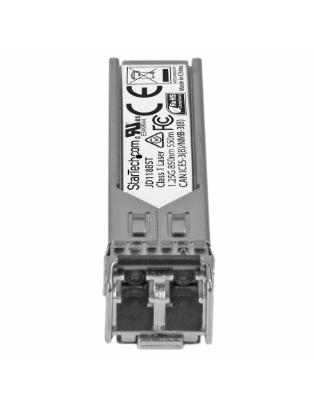 StarTech.com Módulo Transceptor SFP Compatible con HPE JD118B - 1000BASE-SX - Fibra Óptica Multimodo de 1GbE - SFP Ethernet