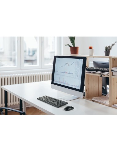 Kensington Conjunto de teclado y ratón inalámbricos KM150 EQ para sobremesa