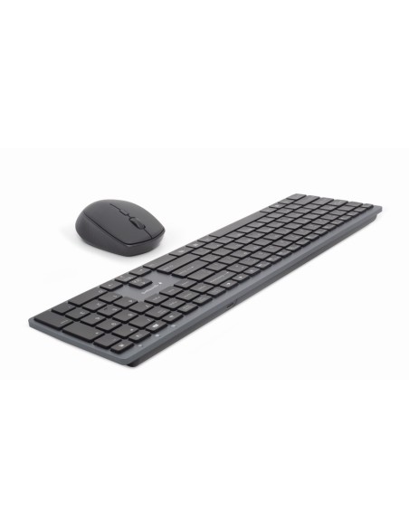 Gembird KBS-ECLIPSE-M500-PT teclado Ratón incluido Universal RF inalámbrico QWERTY Portugués Gris