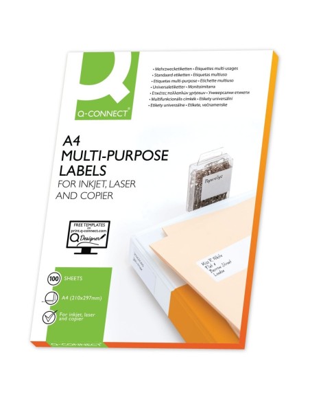 Q-CONNECT KF10653 etiqueta de impresora