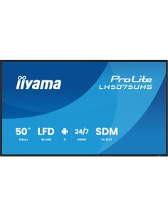 iiyama LH5075UHS-B2AG pantalla de señalización Pantalla plana para señalización digital 125,7 cm (49.5") LCD Wifi 500 cd   m² 2