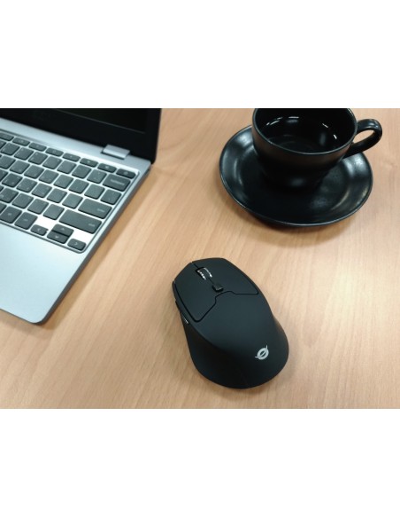 Conceptronic LORCAN02B Ergo ratón Oficina mano derecha Bluetooth Óptico 1600 DPI