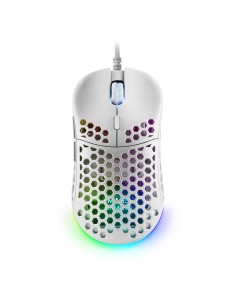 Mars Gaming MM55W, Ratón Inalámbrico Gaming RGB Chroma, Ultra-ligero 55 g, 12800 DPI, Switches Mecánicos Programables HUANO,