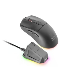 Mars Gaming MM-T3 ratón Juego mano derecha RF Wireless + Bluetooth + USB Type-C Óptico 14400 DPI 2