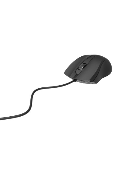 Gembird MUS-3B-01 ratón Oficina Ambidextro USB tipo A Óptico 1000 DPI