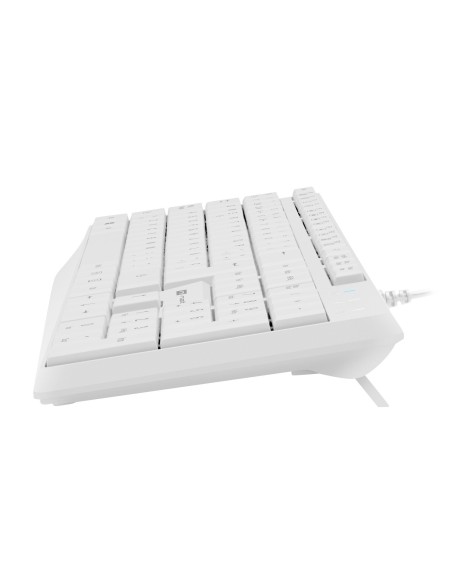 NATEC NKL-1949 teclado Universal USB QWERTY Español Blanco