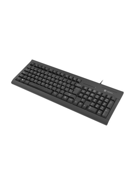 NATEC NKL-2052 teclado Oficina USB QWERTY Español Negro