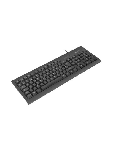 NATEC NKL-2052 teclado Oficina USB QWERTY Español Negro