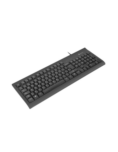 NATEC NKL-2052 teclado Oficina USB QWERTY Español Negro