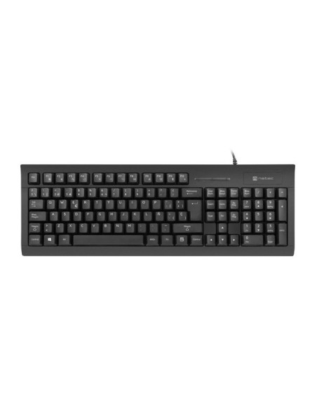 NATEC NKL-2052 teclado Oficina USB QWERTY Español Negro