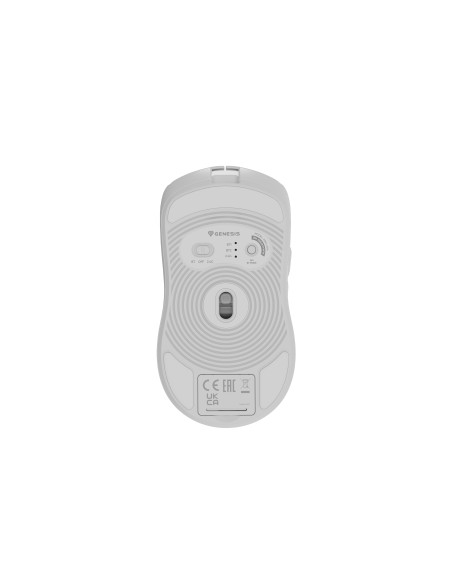 GENESIS Zircon 500 ratón Juego mano derecha RF Wireless + Bluetooth + USB Type-C Óptico 10000 DPI