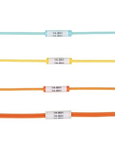 Panduit NWSLC2-7Y presilla PVC Blanco 100 pieza(s)