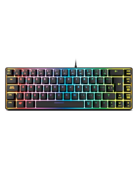 Krom Kalista teclado Juego USB Negro